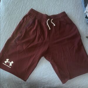 Under Armour Burgundy Sports Shorts